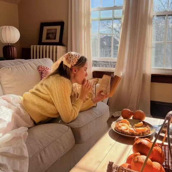 Doen Yellow Cable Knit Cardigan - Picture 9 of 11